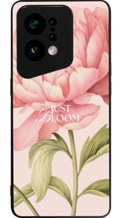 OPPO Find X5 Case Hülle - Silikon schwarz Just Bloom Spring 2026
