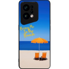 Coque OPPO Find X5 - Silicone rigide noir Summer 2025 Bring me to the beach