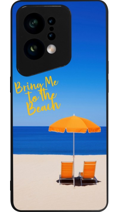 Coque OPPO Find X5 - Silicone rigide noir Summer 2025 Bring me to the beach
