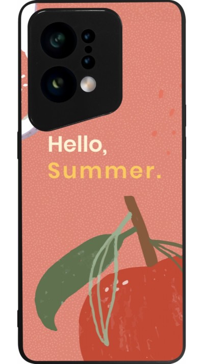 Coque OPPO Find X5 - Silicone rigide noir Summer 2025 Hello summer