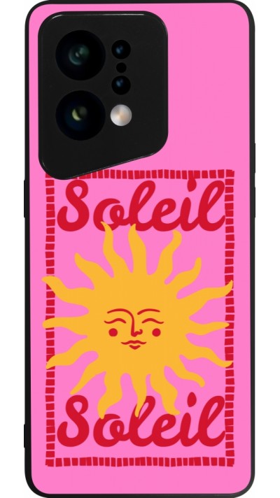 Coque OPPO Find X5 - Silicone rigide noir Sun sun 2026