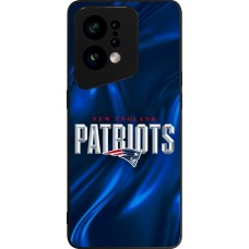 Coque OPPO Find X5 - Silicone rigide noir Super Bowl 26 Patriots 2