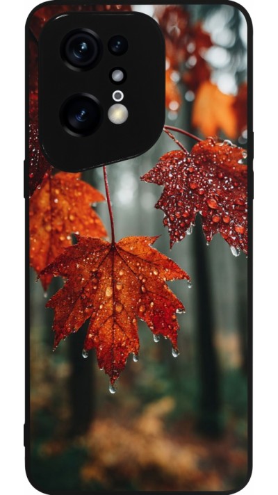 Coque OPPO Find X5 Pro - Silicone rigide noir Autumn 25 Rain