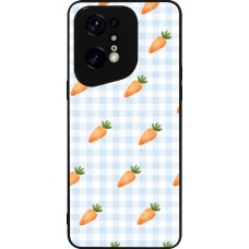 Coque OPPO Find X5 Pro - Silicone rigide noir Easter 2026 Pattern carrots