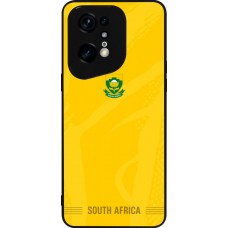 Coque OPPO Find X5 Pro - Silicone rigide noir Maillot de football Afrique du Sud 2026 personnalisable