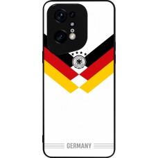 Coque OPPO Find X5 Pro - Silicone rigide noir Maillot de football Allemagne 2026 personnalisable