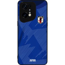OPPO Find X5 Pro Case Hülle - Silikon schwarz Japan 2022 personalisierbares Fussballtrikot