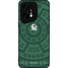 Coque OPPO Find X5 Pro - Silicone rigide noir Maillot de football Mexique 2026 personnalisable