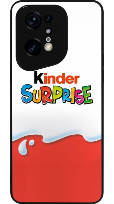 OPPO Find X5 Pro Case Hülle - Silikon schwarz Kinder Surprise