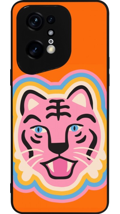 Coque OPPO Find X5 Pro - Silicone rigide noir Lion colors 2026
