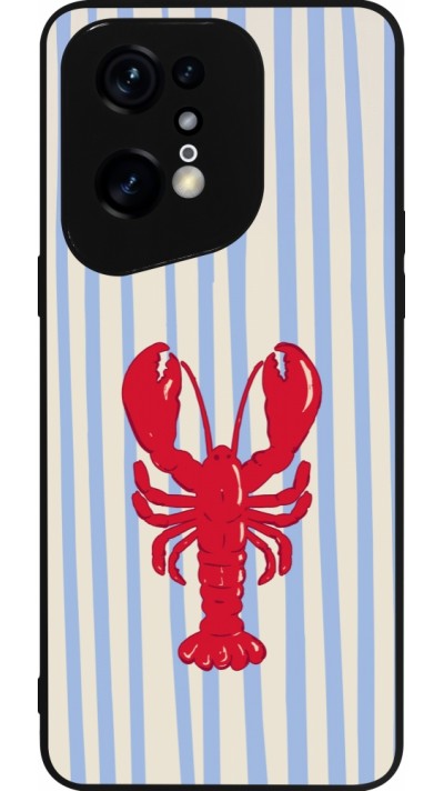 Coque OPPO Find X5 Pro - Silicone rigide noir Red lobster 2026