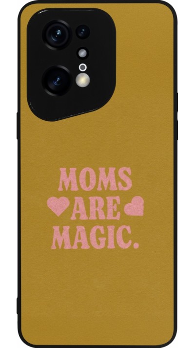 Coque OPPO Find X5 Pro - Silicone rigide noir Mom 2026 Are Magic