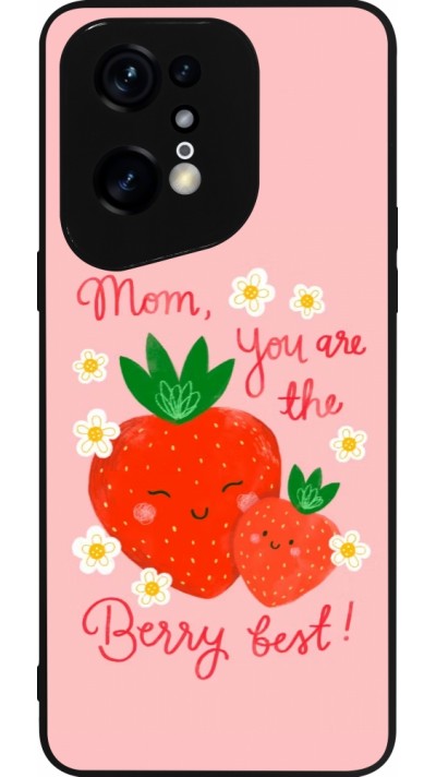 Coque OPPO Find X5 Pro - Silicone rigide noir Mom 2026 Berry best