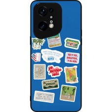 Coque OPPO Find X5 Pro - Silicone rigide noir Seals of the Dominican Republic DTMF