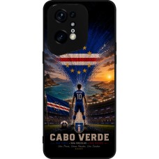 Coque OPPO Find X5 Pro - Silicone rigide noir Football Cap-Vert splash 2026
