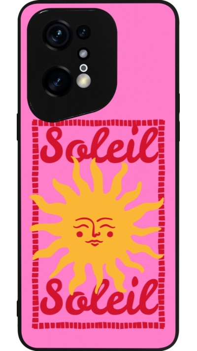 Coque OPPO Find X5 Pro - Silicone rigide noir Sun sun 2026