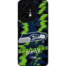 Coque OPPO Find X5 Pro - Silicone rigide noir Super Bowl 26 Seattle 2