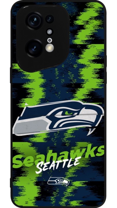 Coque OPPO Find X5 Pro - Silicone rigide noir Super Bowl 26 Seattle 2