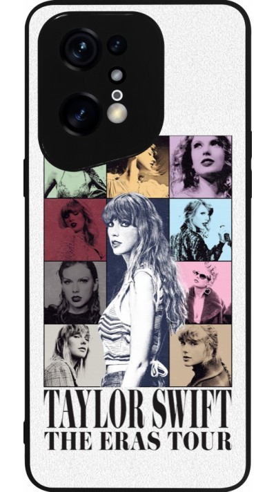 Coque OPPO Find X5 Pro - Silicone rigide noir Taylor Swift The Eras Tour