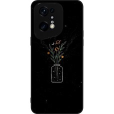 Coque OPPO Find X5 Pro - Silicone rigide noir Vase black