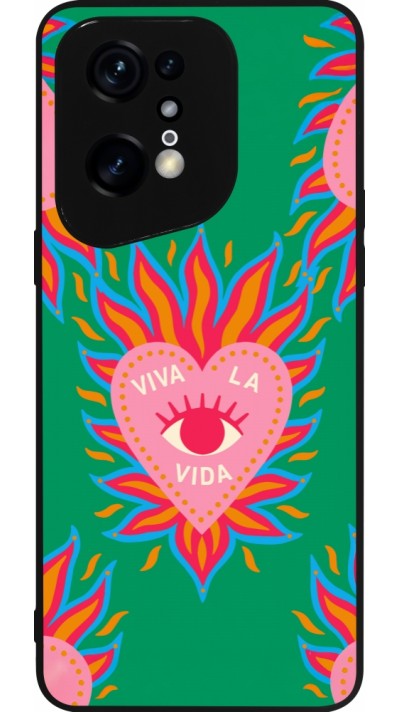 Coque OPPO Find X5 Pro - Silicone rigide noir Viva la vida 2026