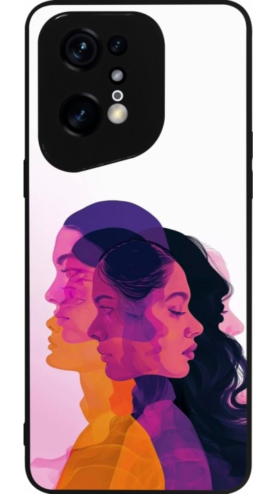 Coque OPPO Find X5 Pro - Silicone rigide noir Womens day 2026 10