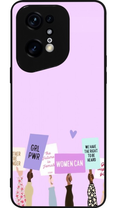 Coque OPPO Find X5 Pro - Silicone rigide noir Womens day 2026 9