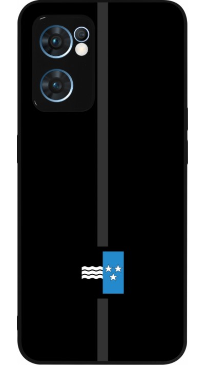 OPPO Reno7 5G Case Hülle - Silikon schwarz Kanton AG schwarz