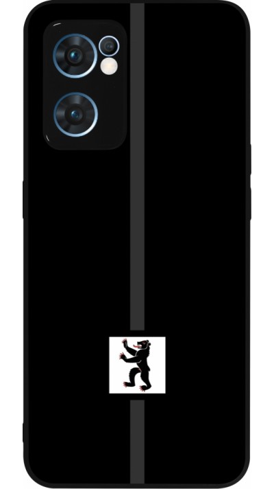 OPPO Reno7 5G Case Hülle - Silikon schwarz Kanton AI schwarz