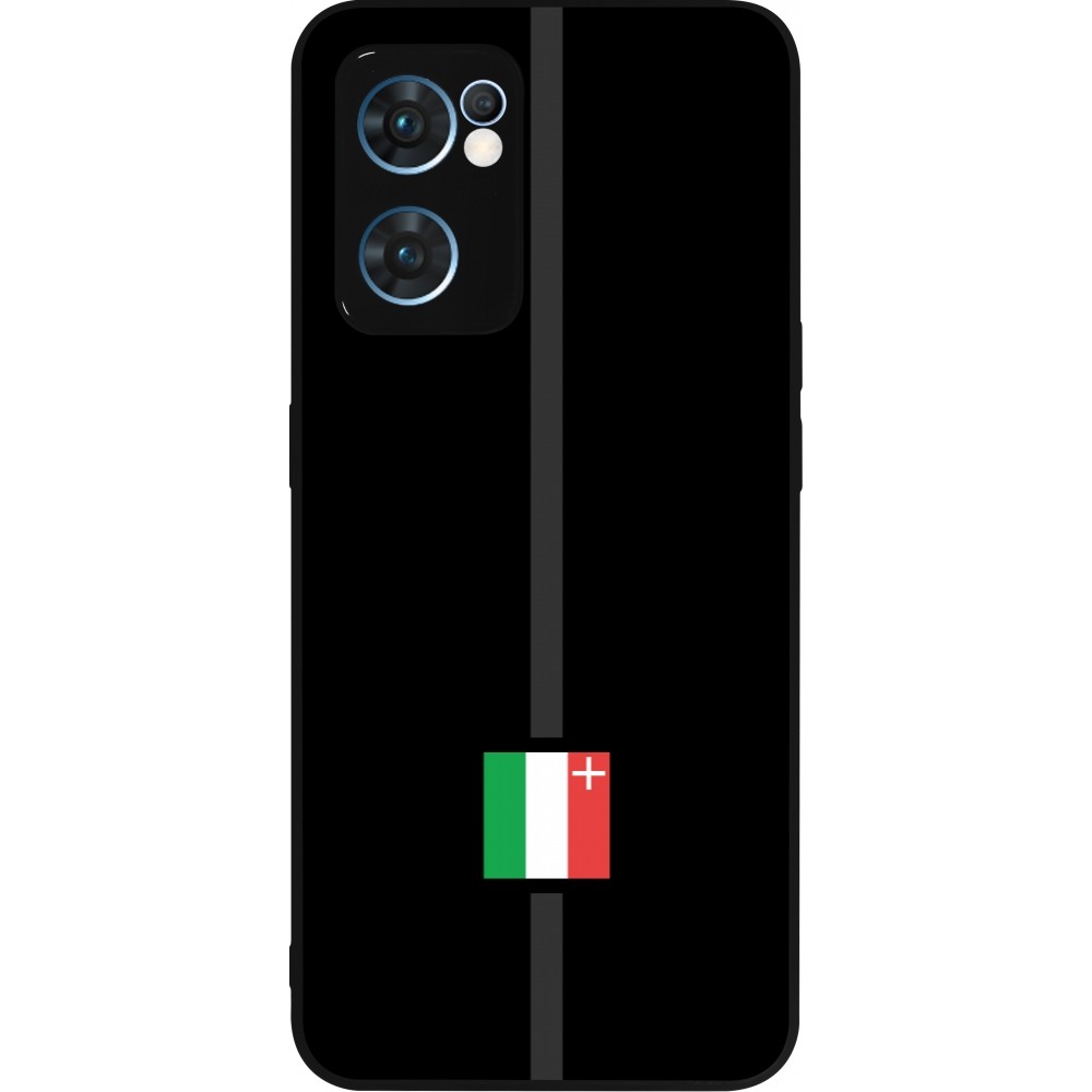 Coque OPPO Reno7 5G - Silicone rigide noir Canton NE noir