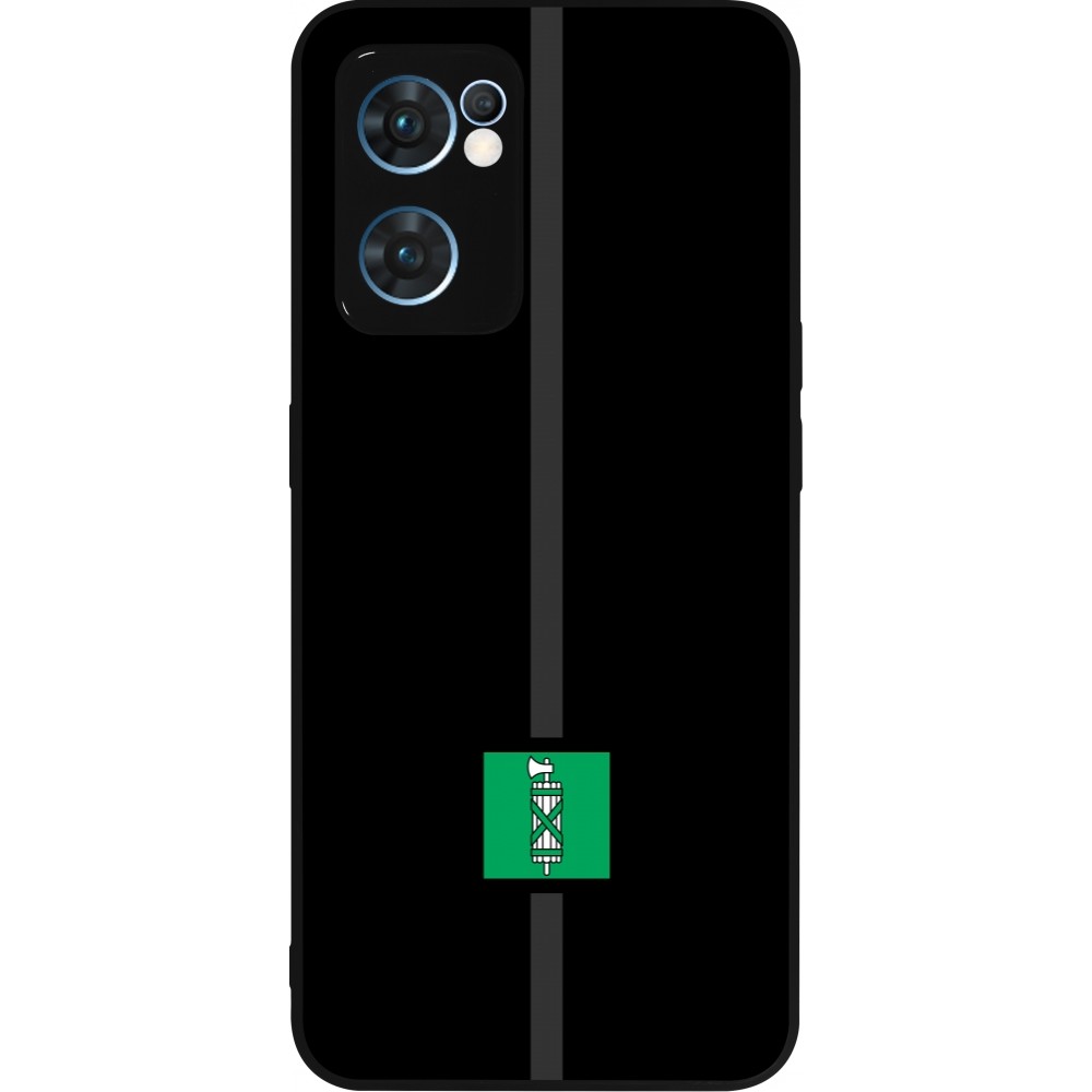 Coque OPPO Reno7 5G - Silicone rigide noir Canton SG noir