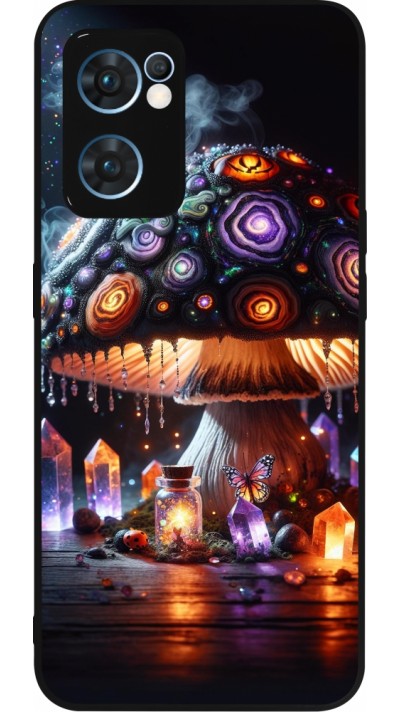 OPPO Reno7 5G Case Hülle - Silikon schwarz Halloween Zaubertrank Magie