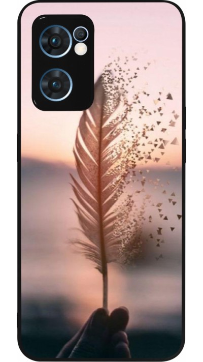 OPPO Reno7 5G Case Hülle - Silikon schwarz Hello September 11 19