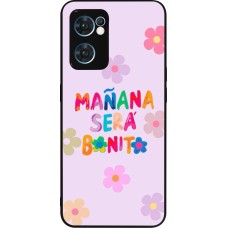 OPPO Reno7 5G Case Hülle - Silikon schwarz Karol G Manana sera bonito