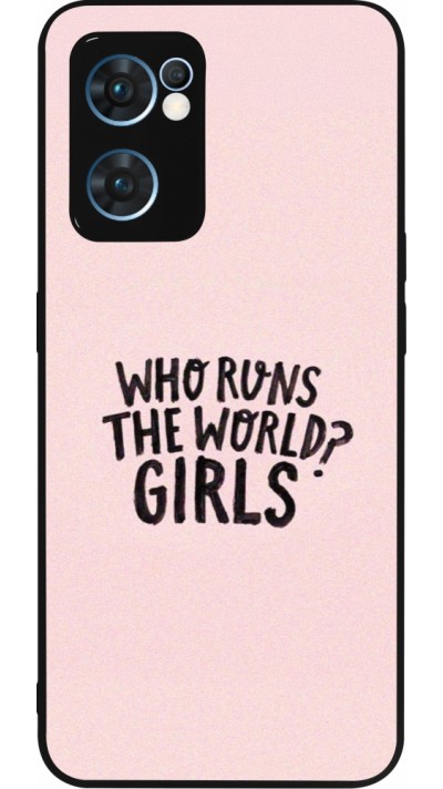 OPPO Reno7 5G Case Hülle - Silikon schwarz Womens day 2026 3