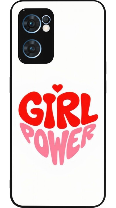 OPPO Reno7 5G Case Hülle - Silikon schwarz Womens day 2026 6