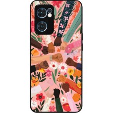 Coque OPPO Reno7 5G - Silicone rigide noir Womens day 2026 8