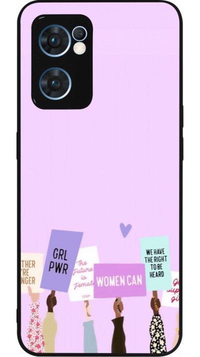 OPPO Reno7 5G Case Hülle - Silikon schwarz Womens day 2026 9