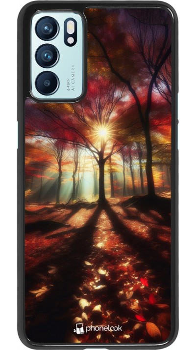 OPPO Reno6 5G Case Hülle - Herbstlicher goldener Glanz