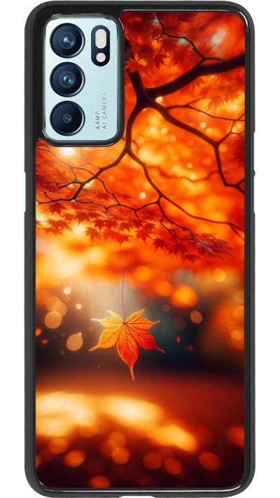 OPPO Reno6 5G Case Hülle - Herbst Magisch Orange