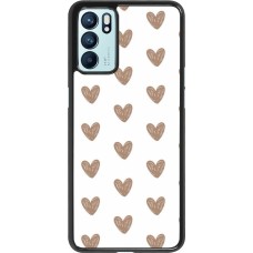 OPPO Reno6 5G Case Hülle - Autumn 2024 brown hearts