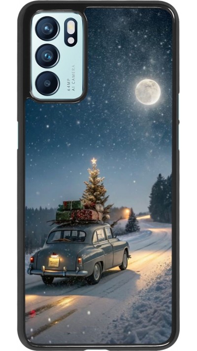 Coque OPPO Reno6 5G - Christmas 25 Car with Tree Xmas