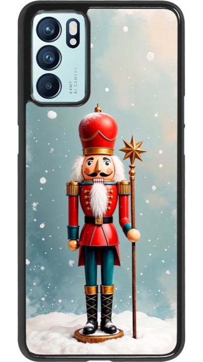 Coque OPPO Reno6 5G - Christmas 25 Nutcracker Snow