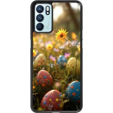Coque OPPO Reno6 5G - Easter 2026 Decorated eggs