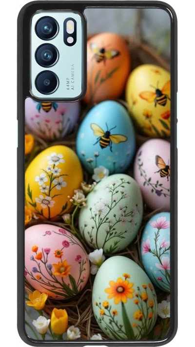 Coque OPPO Reno6 5G - Easter 2026 Eggs with bees