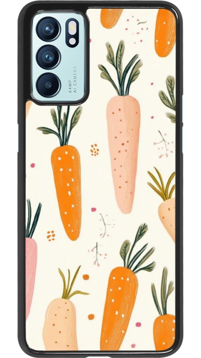 Coque OPPO Reno6 5G - Easter 2026 Illustration carrots