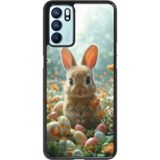 Coque OPPO Reno6 5G - Easter 2026 Rabbit in the garden