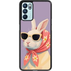 Coque OPPO Reno6 5G - Easter 2026 Rabbit with scarf