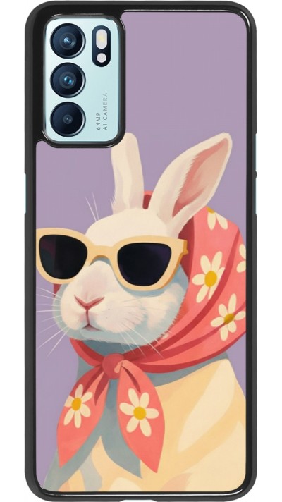 Coque OPPO Reno6 5G - Easter 2026 Rabbit with scarf