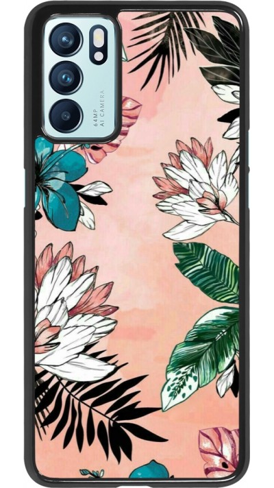 OPPO Reno6 5G Case Hülle - Flowers Artprint
